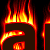 Горящие буквы (огненный текст)